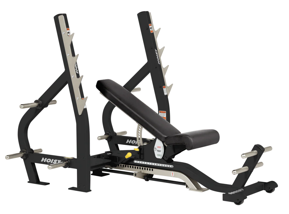 Hoist Fitness CF-2179-B Commercial 3-Way Olympic Bench