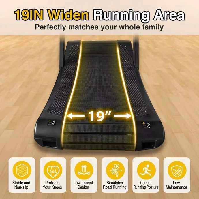 Exercise Unlimited Commercial Curved Treadmill