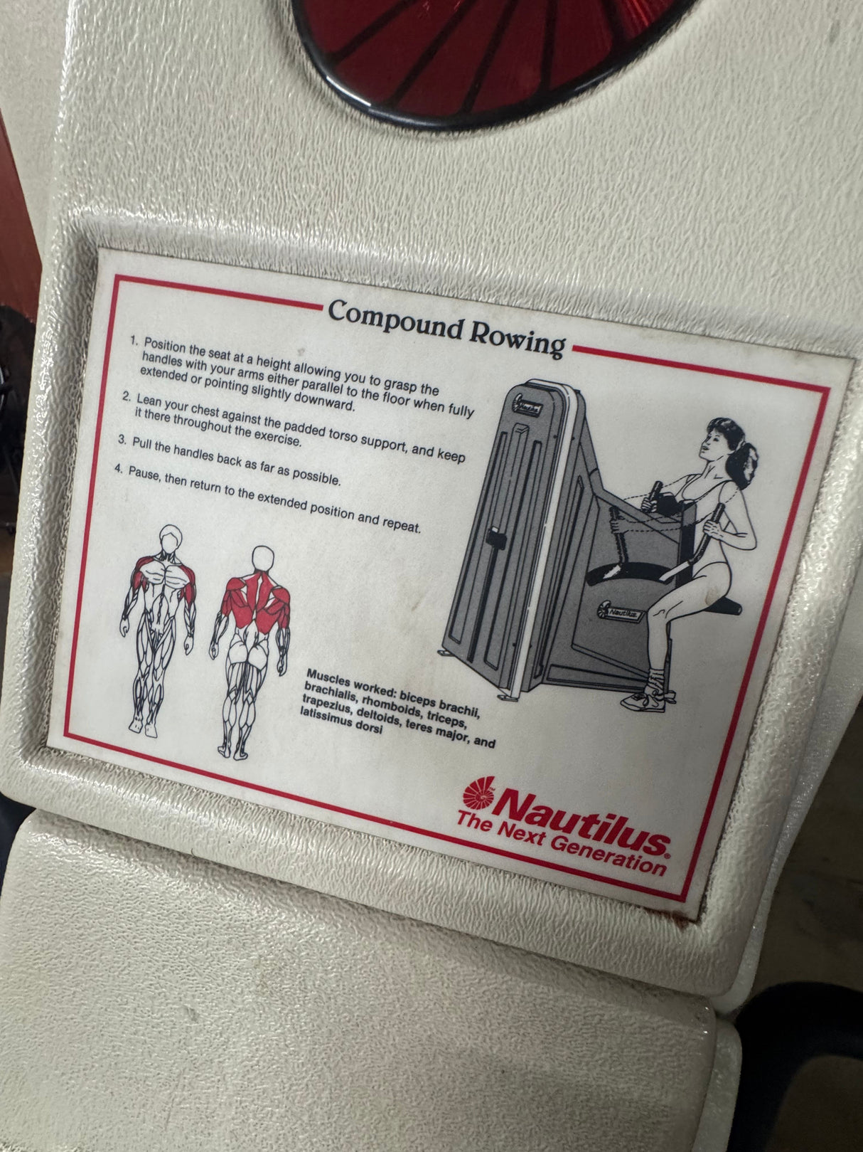 Pre-Owned Nautilus Next Generation Compound Row