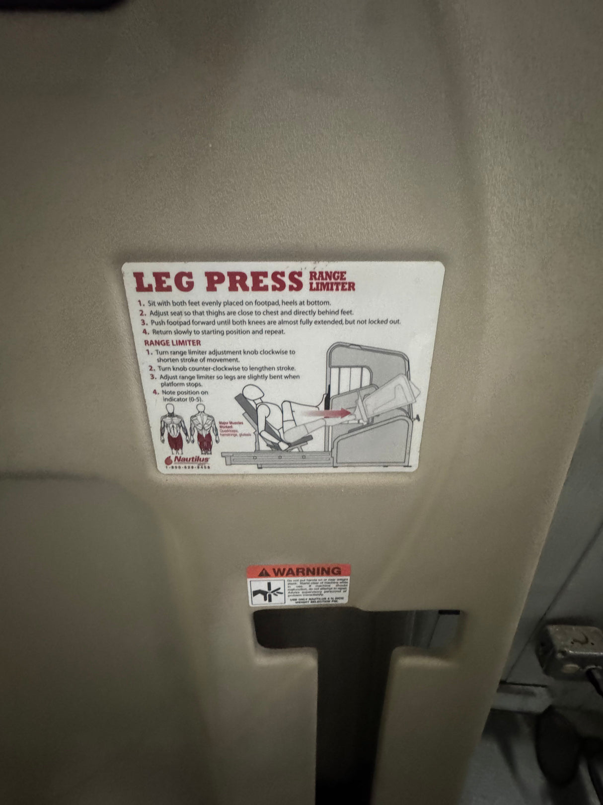 Pre-Owned Nautilus Next Gen Leg Press