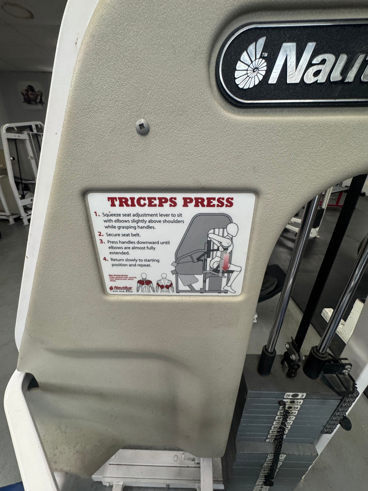 Pre-Owned Nautilus 2ST Tricep Press