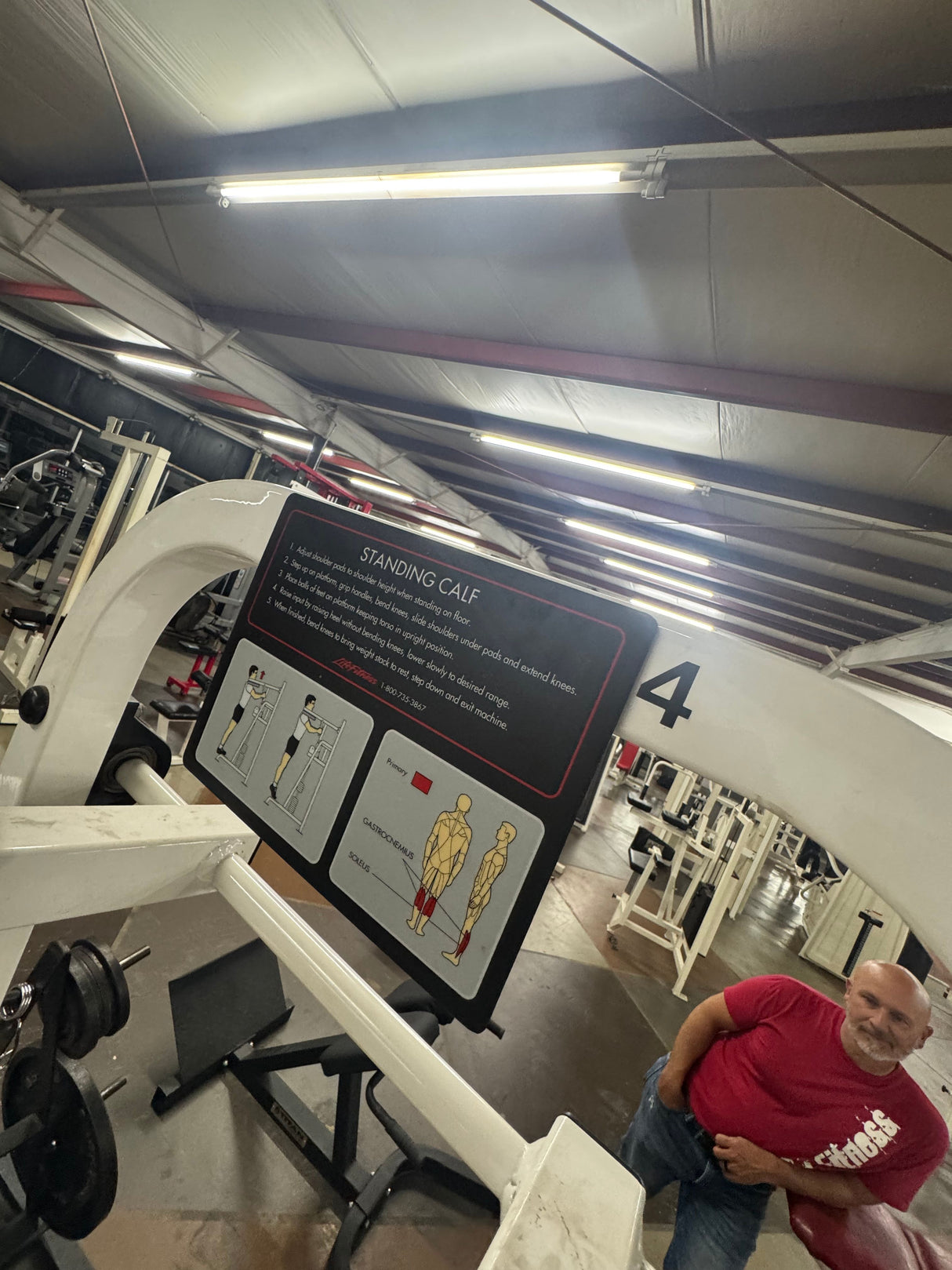 Pre-Owned Life Fitness Pro Series Standing Calf Raise