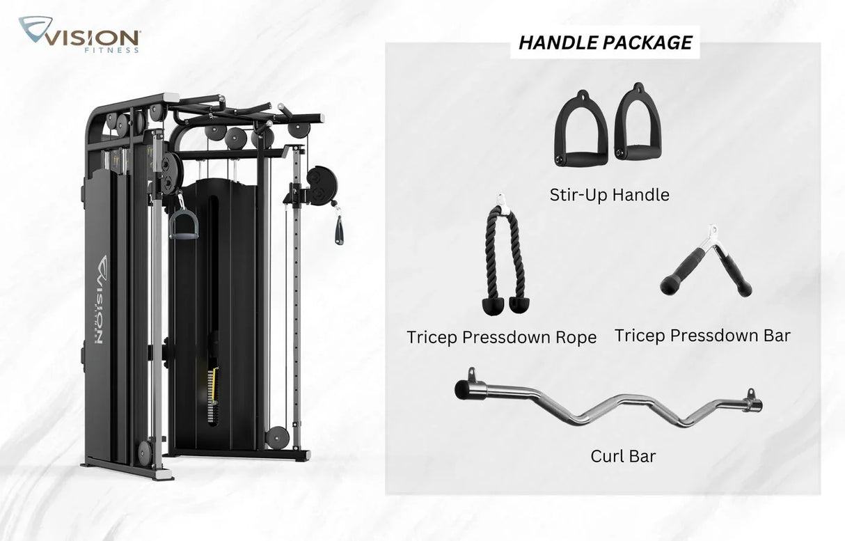 Vision Fitness Handle Package