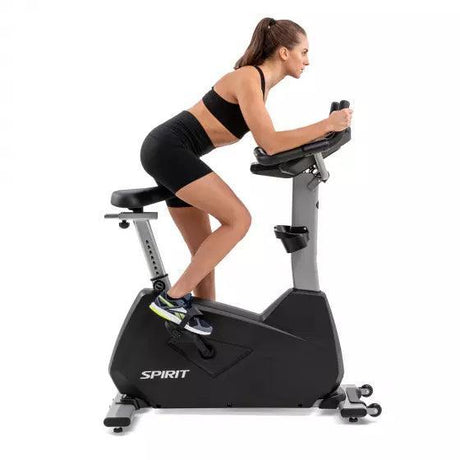 Spirit CU800ENT Commercial Upright Bike - Exercise Unlimited