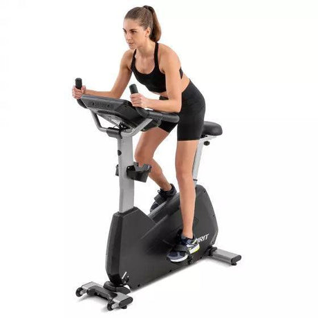 Spirit CU800ENT Commercial Upright Bike - Exercise Unlimited