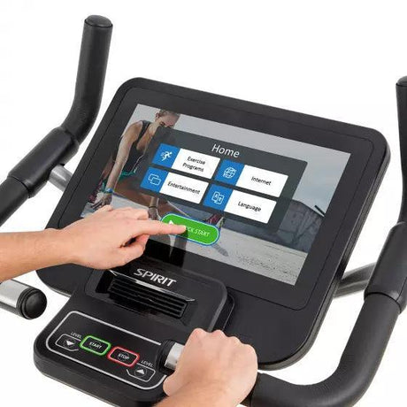 Spirit CU800ENT Commercial Upright Bike - Exercise Unlimited