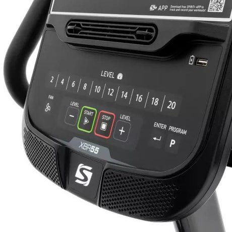 Spirit XBR55 Recumbent Bike - Exercise Unlimited