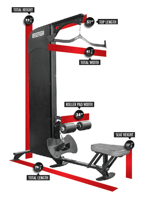 Pre-Owned Legend Fitness SelectEDGE Lat Pulldown / Low Row
