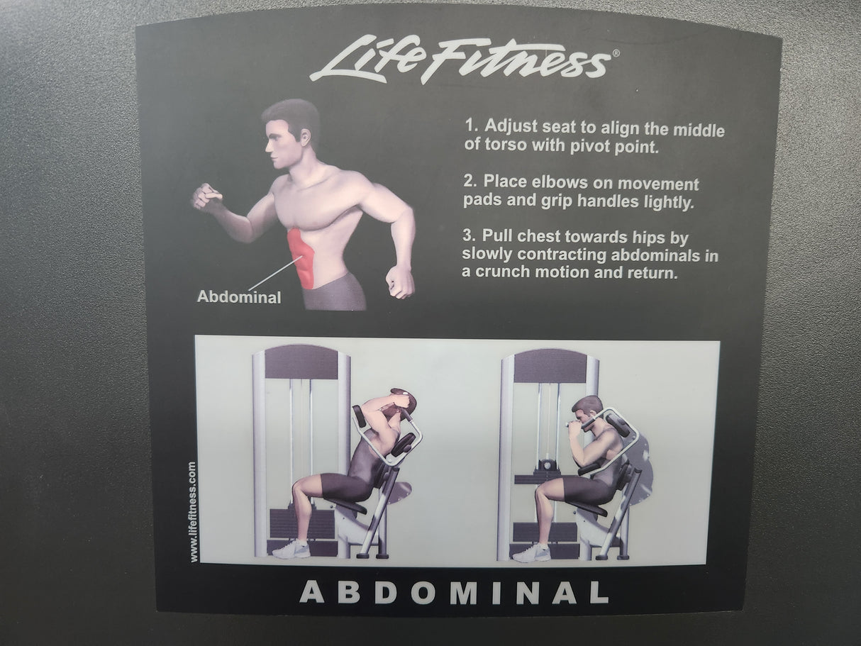 Pre-Owned Life Fitness FZAB Abdominal Machine