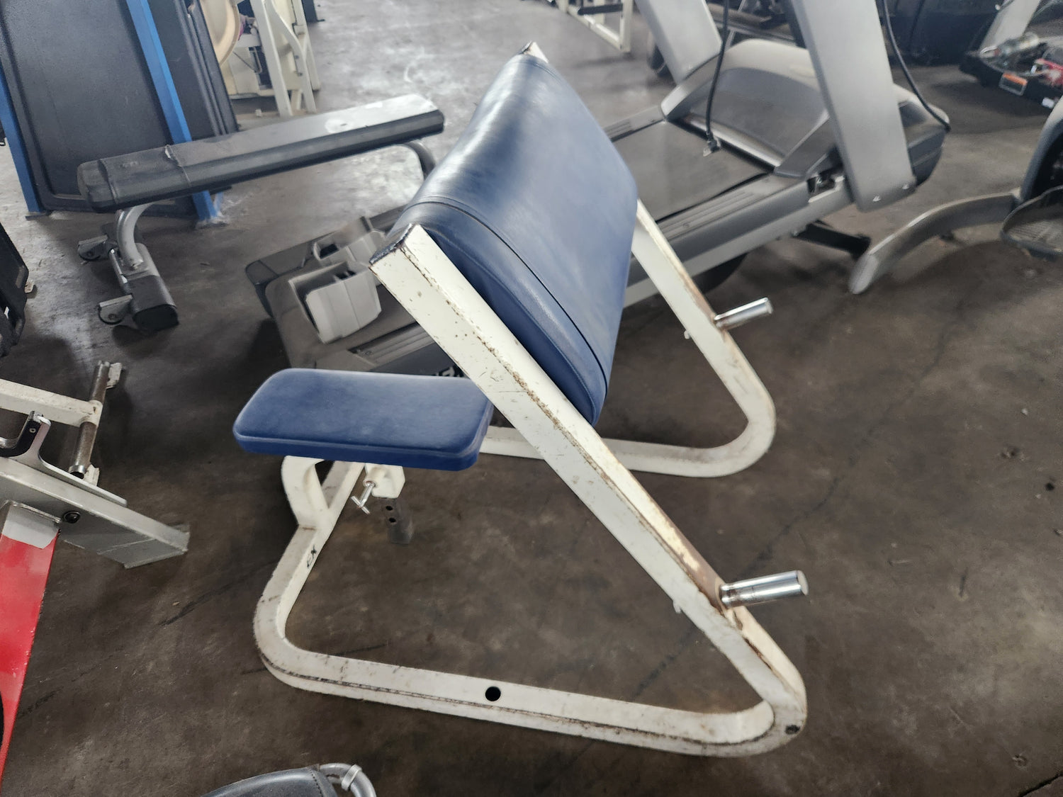 what does the cybex machine work Pre-Owned Cybex Preacher Curl – Exercise Unlimited