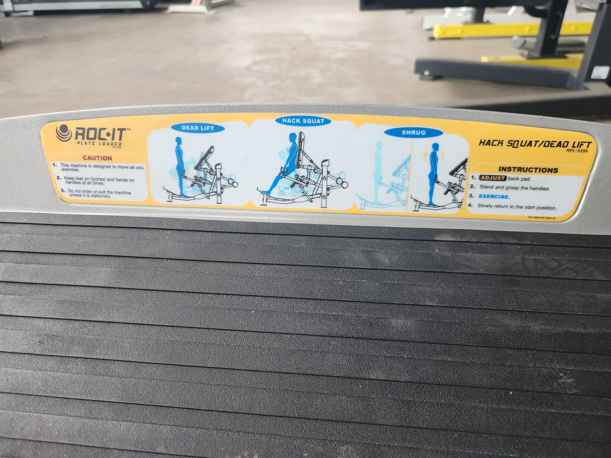 Pre-Owned Hoist Fitness RPL-5356 Hack Squat / Deadlift / Shrug