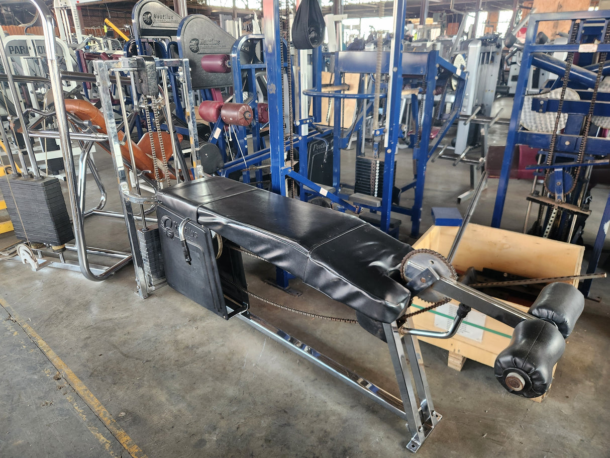 Pre-Owned Nautilus 1st Generation Chrome Lying Leg Curl