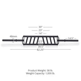 Titan Fitness Angled Multi-Grip Bar