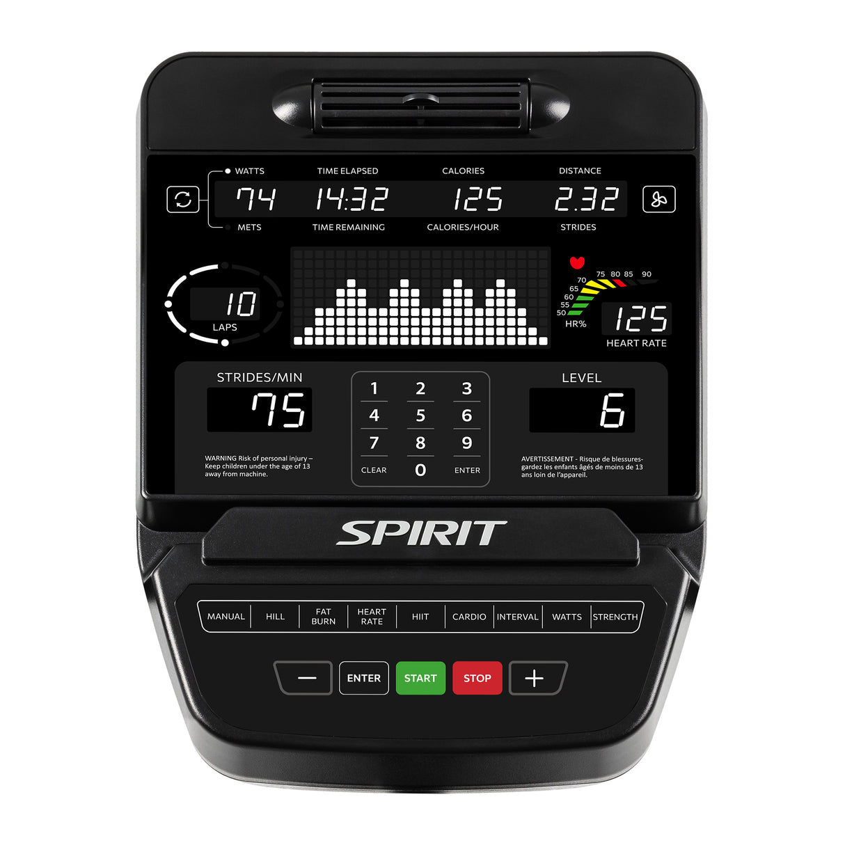 Spirit Fitness CE900 Elliptical