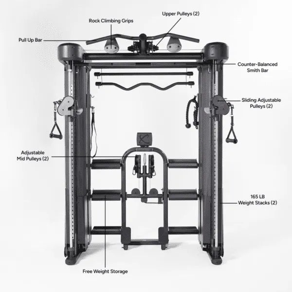 Inspire Fitness Inspire Series FT2 PRO Smith Functional Trainer