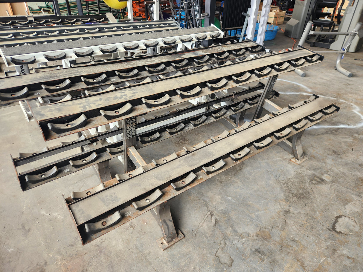 Pre-Owned Hammer Strength Two-Tier Dumbbell Racks