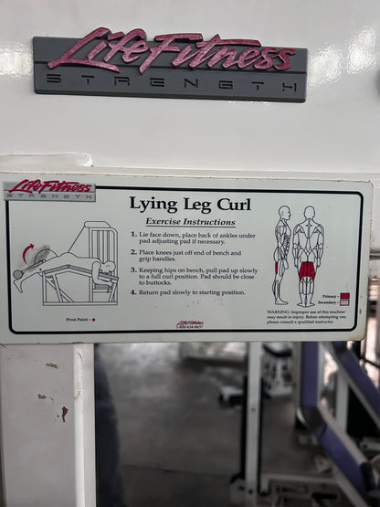 Pre-Owned Life Fitness Lying Leg Curl - ExerciseUnlimited