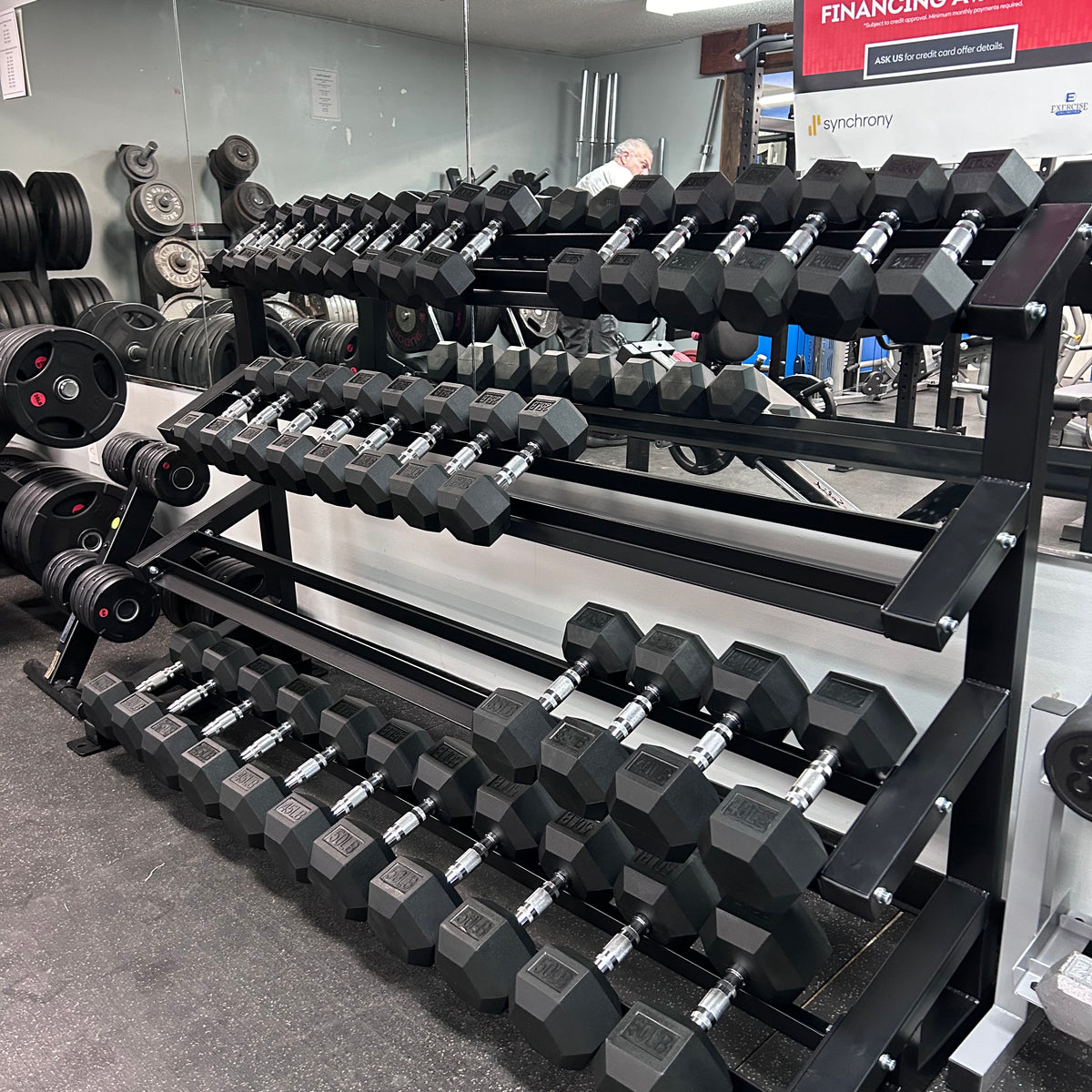 Exercise Unlimited 4-Tier Dumbbell Rack