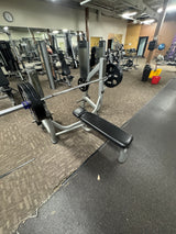 Pre-Owned Life Fitness Signature Series Olympic Flat Bench w/ Plate Storgae