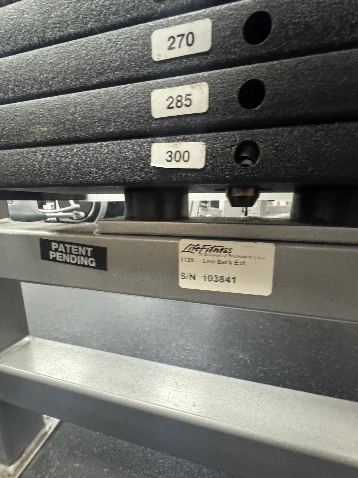 Pre-Owned Life Fitness ST20 Pro Series Low Back Extension
