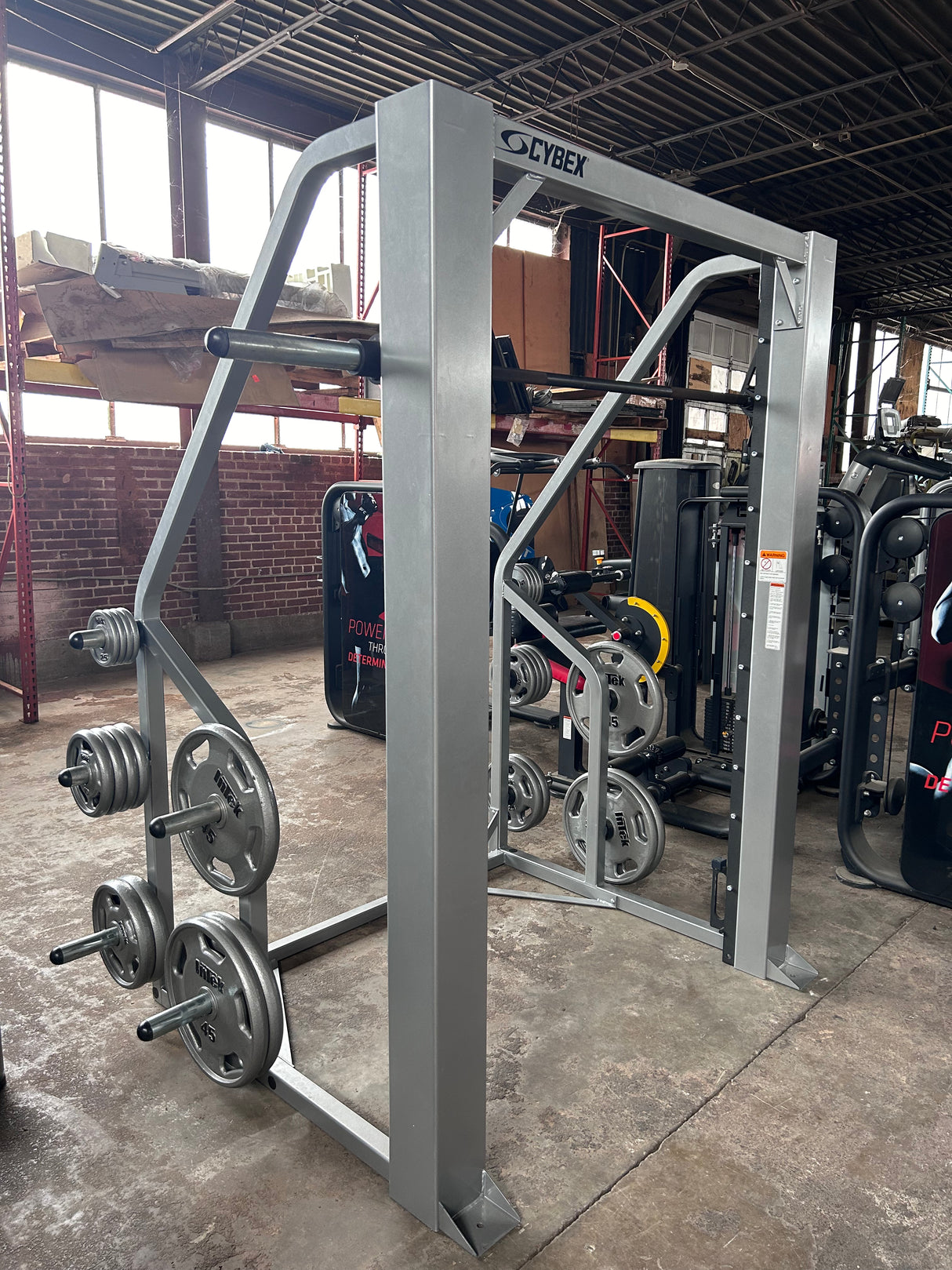 Pre-Owned Like New Cybex Plate Loaded Smith Machine 5341  from Eli Manning's Home Gym