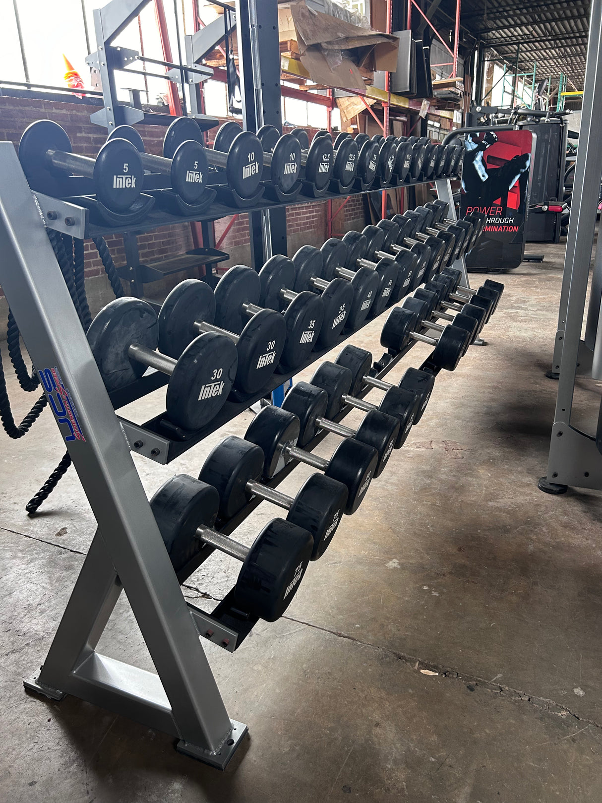 Pre-Owned Like New 3-Tier UCS Dumbbell Rack from Eli Manning's Home Gym