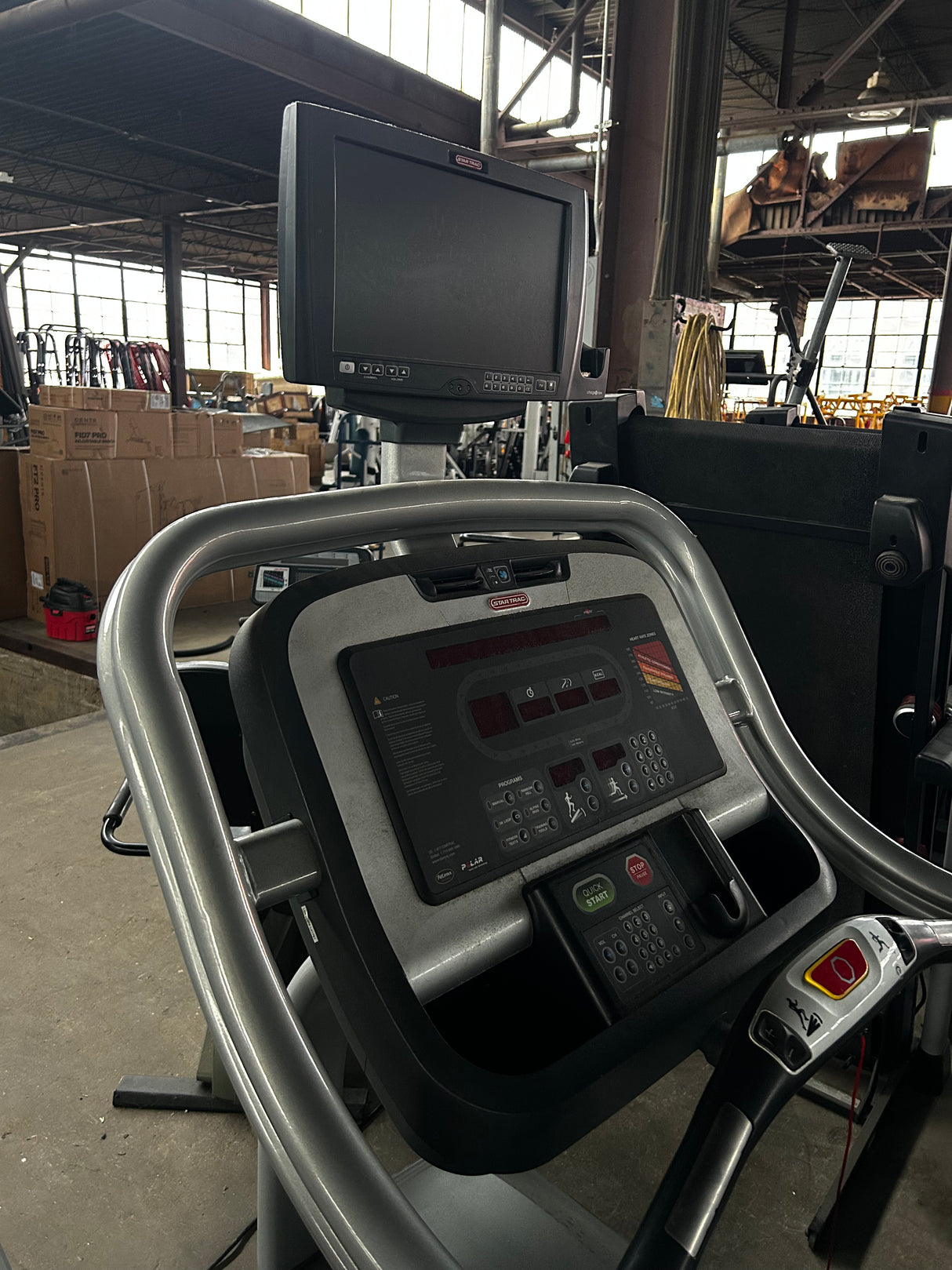 Refurbished StarTrac E-TRX Treadmill with TV - Exercise Unlimited