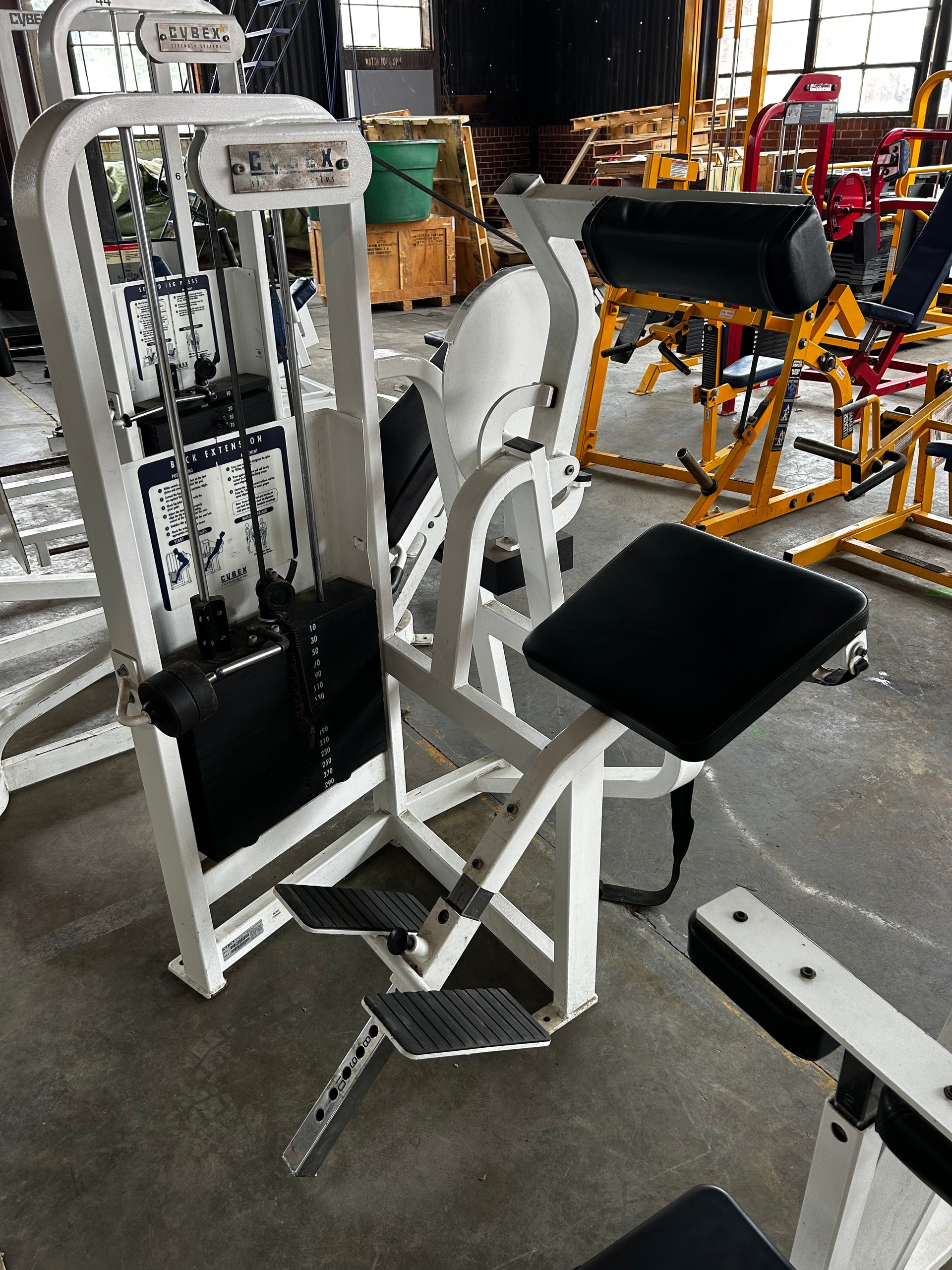 cybex vr2 leg curl Pre-Owned Cybex VR2 Back Extension – Exercise Unlimited