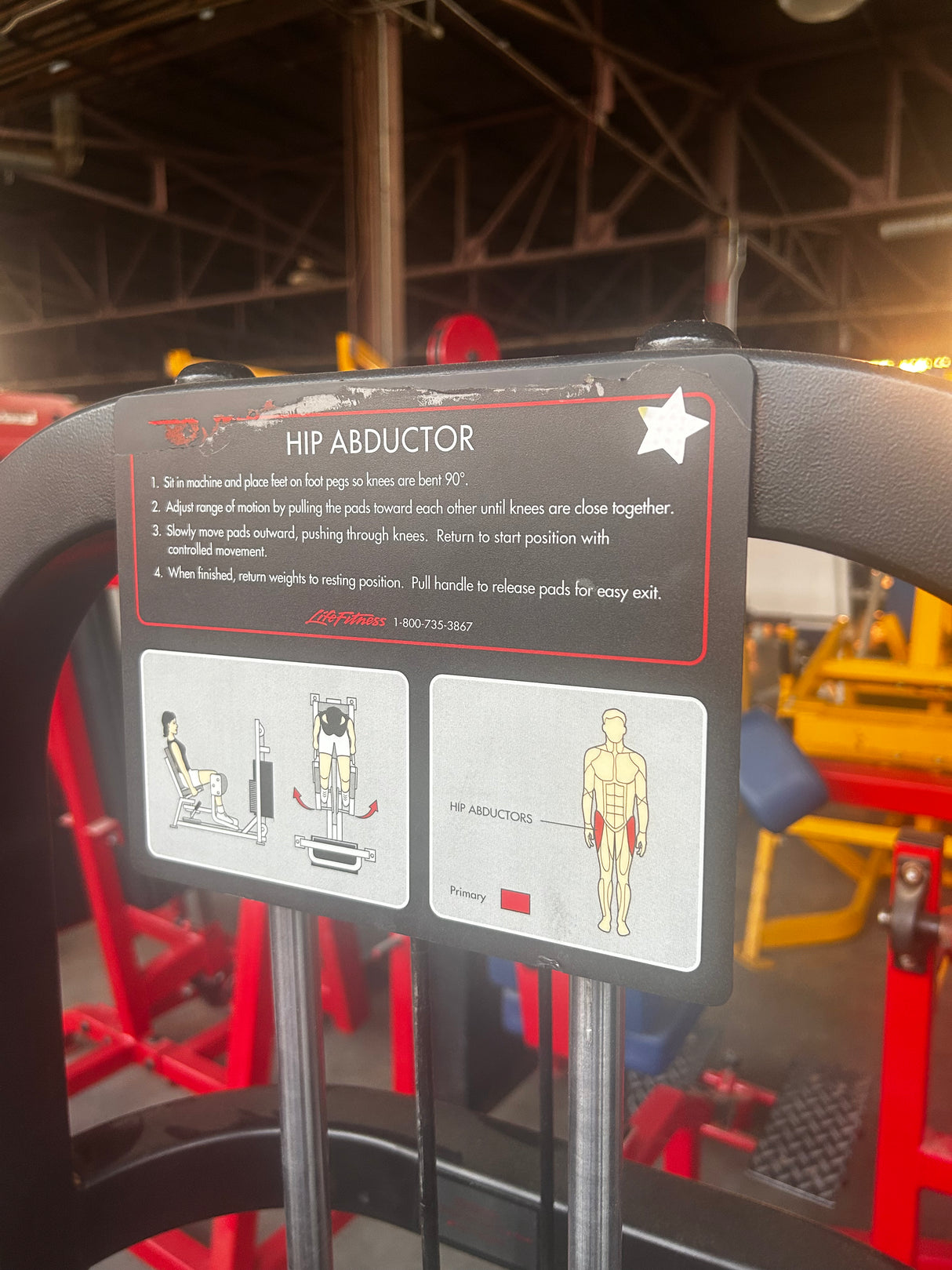 Pre-Owned Life Fitness Pro Series Abductor