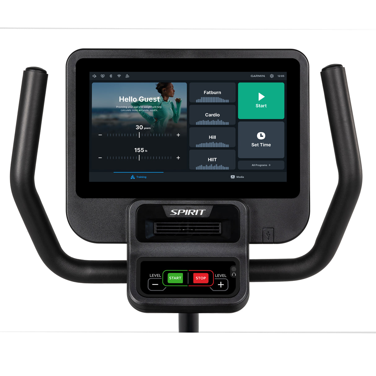 Spirit Fitness CR800ENT Recumbent Bike