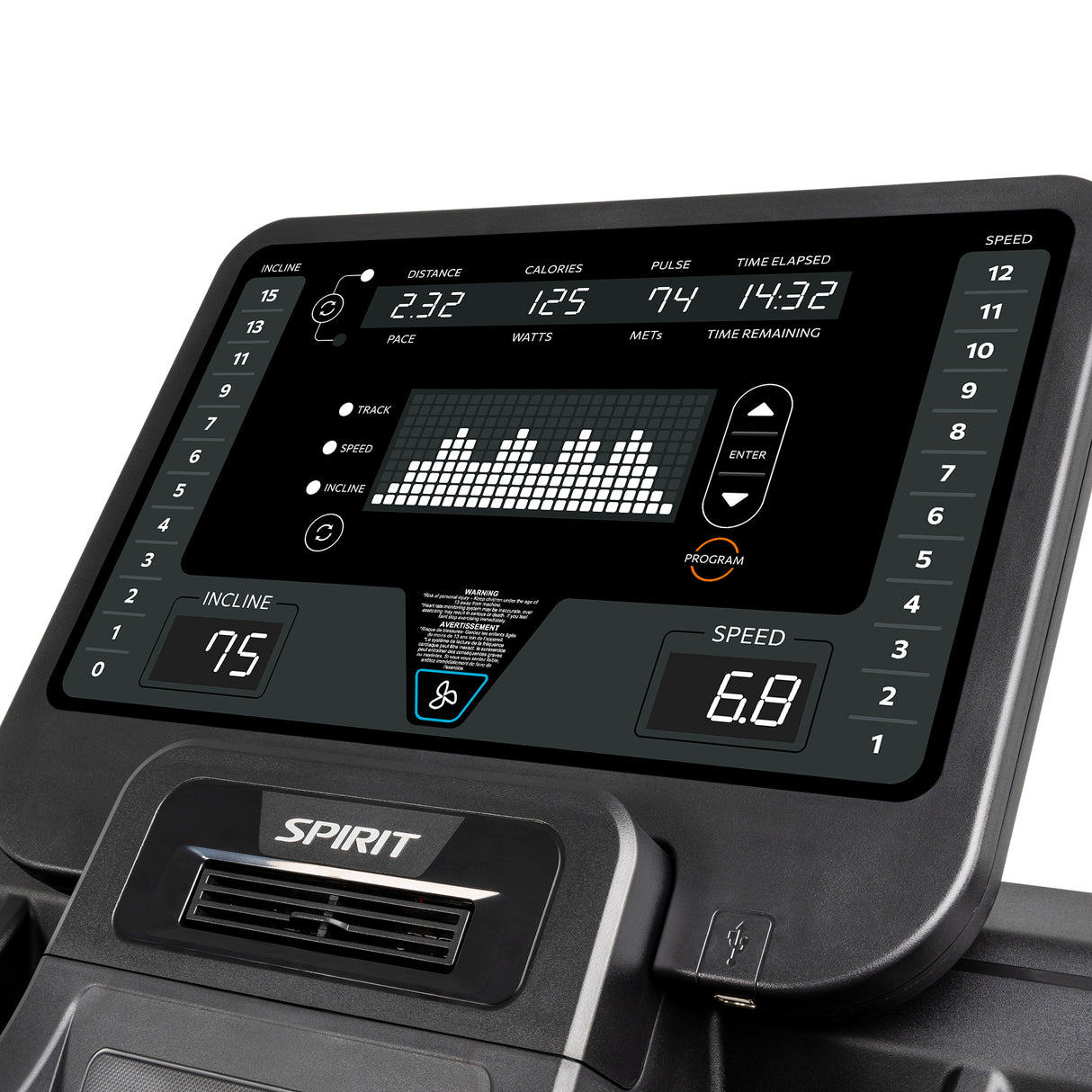Spirit Fitness CT850 Commercial Treadmill