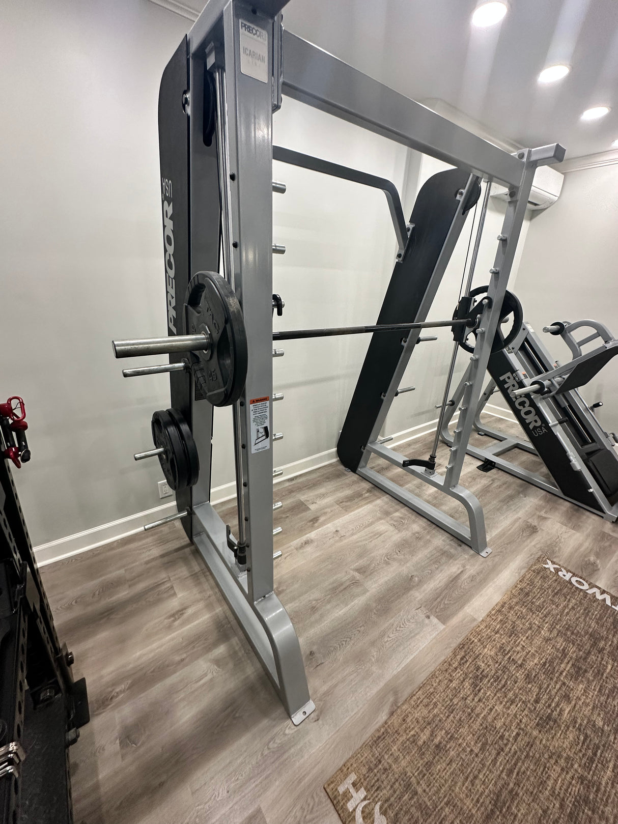 Precor Counterbalance Smith Machine - Like New Condition - ExerciseUnlimited