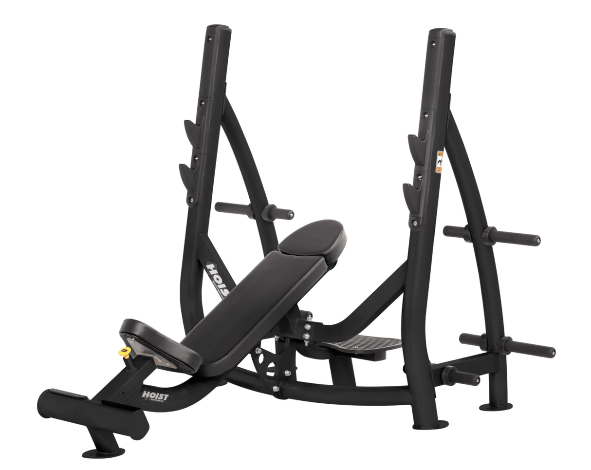 Hoist Fitness CF-3172-A Commercial Olympic Incline Bench w/ Storage