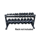 Exercise Unlimited Rubber Hex Dumbbell Set