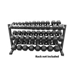 Exercise Unlimited Rubber Hex Dumbbell Set