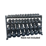 Exercise Unlimited Rubber Hex Dumbbell Set