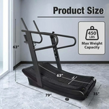 Exercise Unlimited Commercial Curved Treadmill