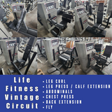 Vintage Life Fitness Computerized Circuit