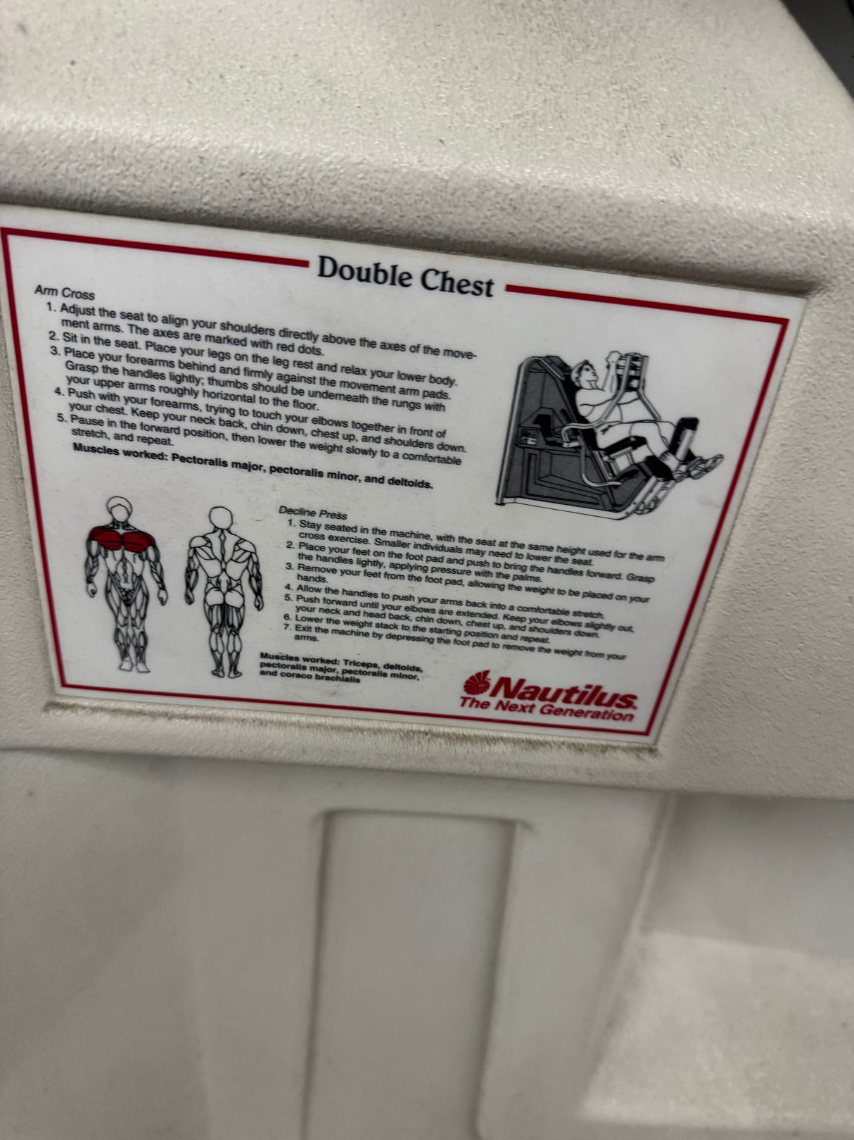 Pre-Owned Nautilus Next Gen Double Chest