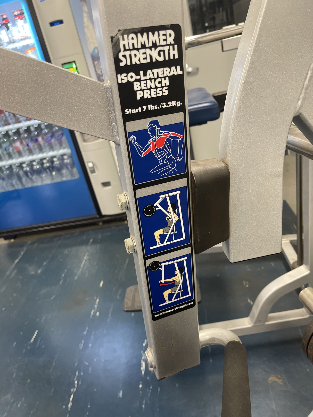 Pre-Owned Hammer Strength Plate Loaded Iso-Lateral Bench Press