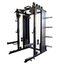 EU Commercial Functional Trainer + Squat Rack with 1:1 Ratio Weight Stacks - ExerciseUnlimited