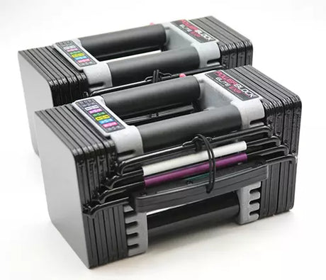Power Block 10-50# Adjustable Dumbbells - Exercise Unlimited